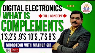 Complements (1's 2's 9's 10's 7's 8's ) R's & (r-1)'s | by mathur sir in hindi