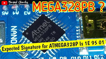 Solusi Gagal Upload Arduino Atmega328PB "Expected Signature for ATMEGA328P Is 1E 95 01"
