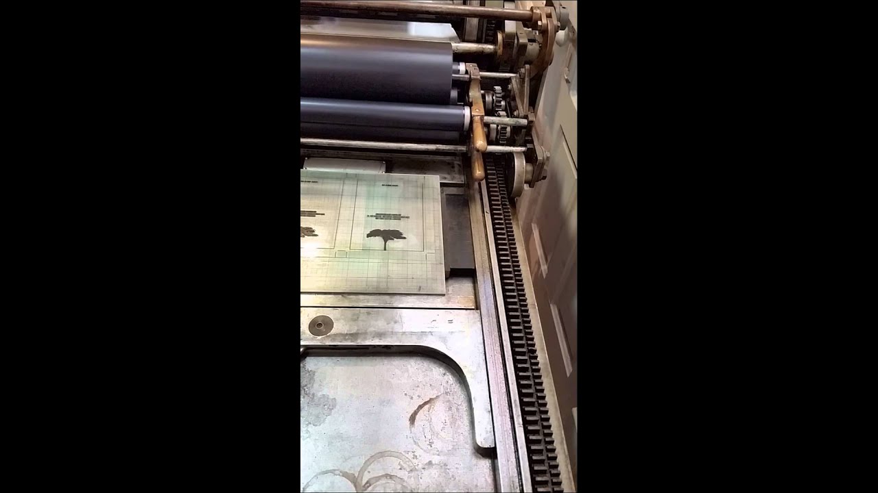 Vandercook #4 rolling issues while doing letterpre