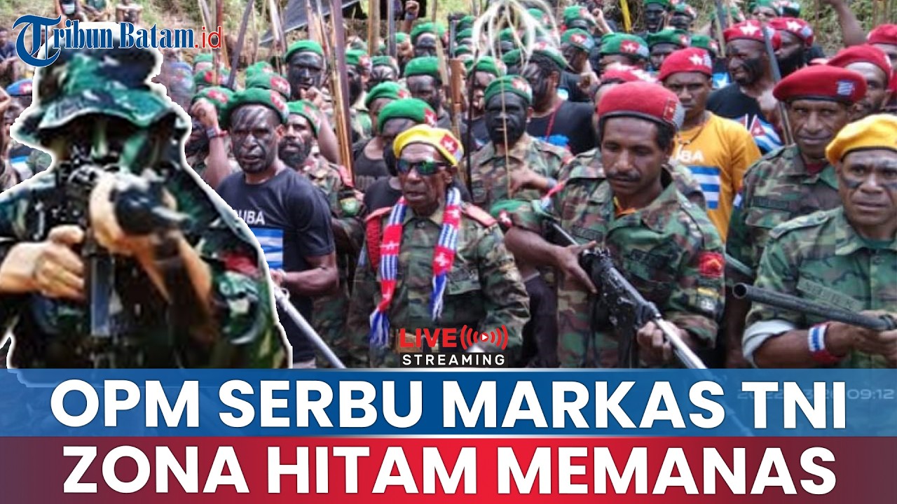 🔵Fajar Mencekam di Papua! OPM Nekat Serbu Markas TNI, Berujung Petaka