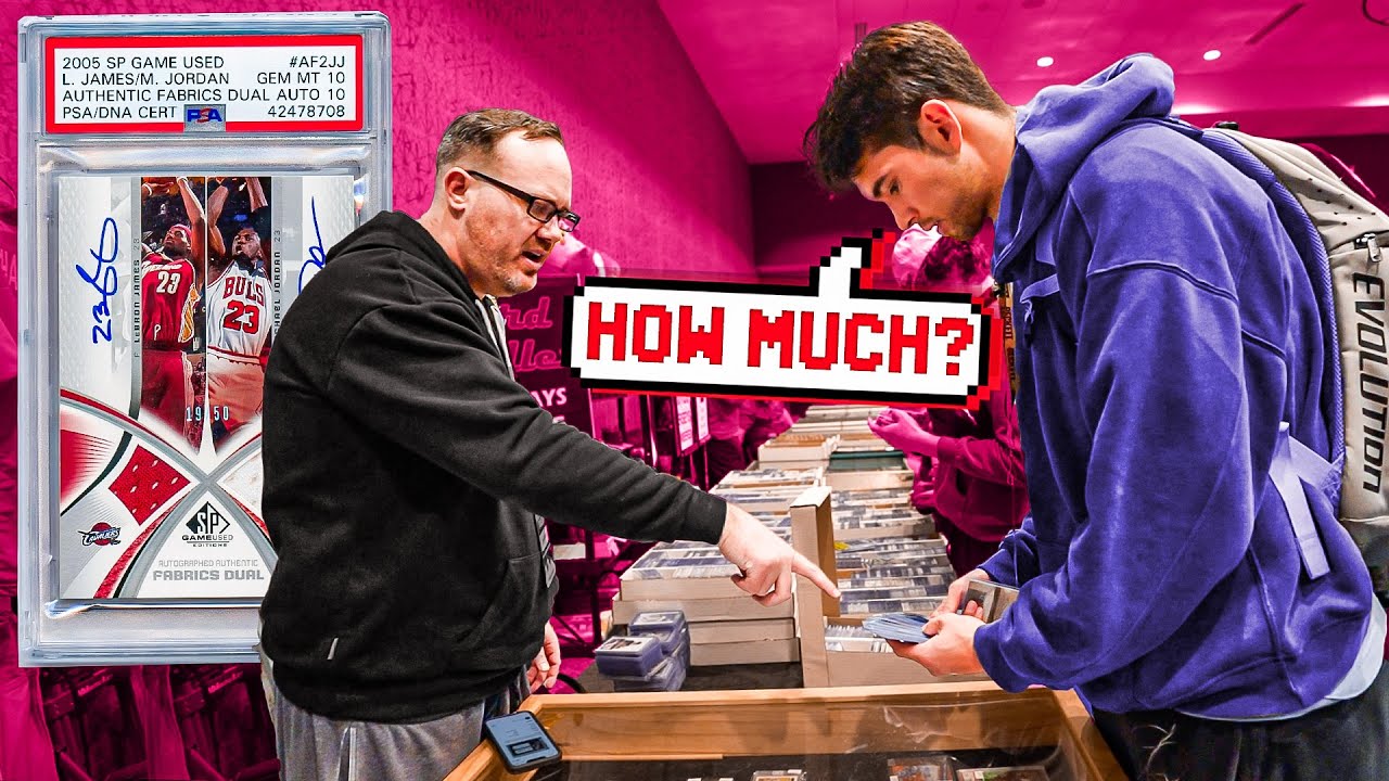 $100,000 In Sports Cards At The Dallas Card Show! (Market Rising?)