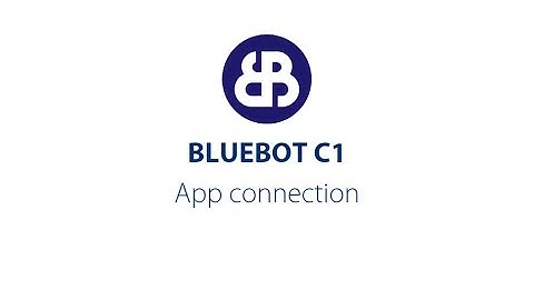 Blaupunkt Bluebot C1 - app connection in the Bluebot app
