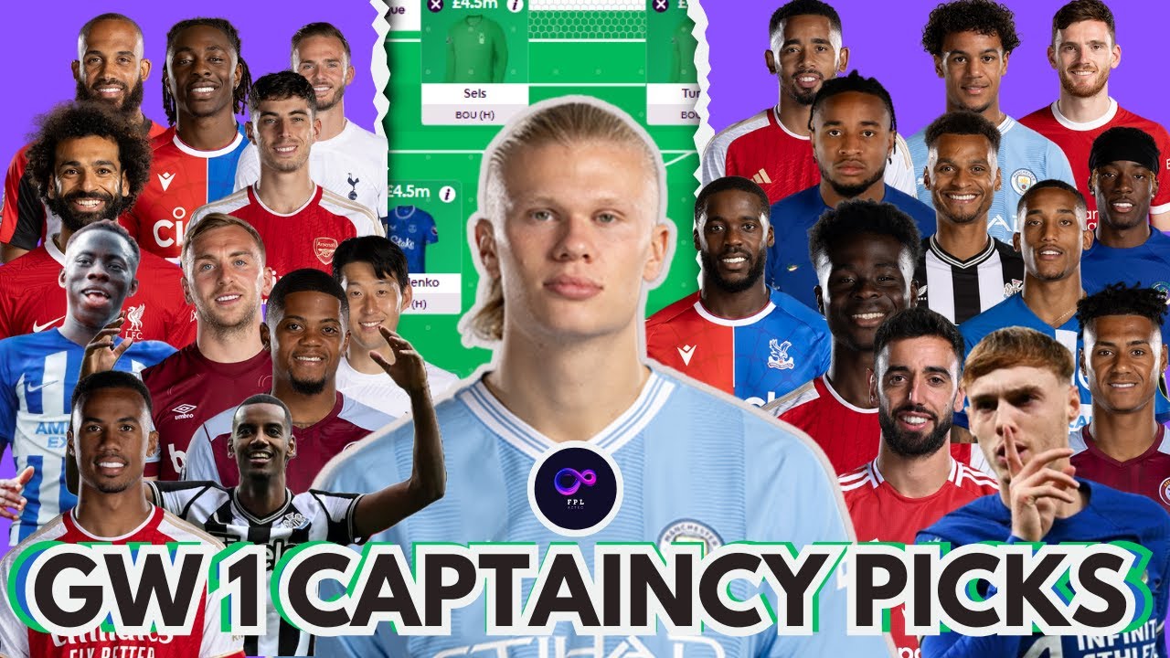 GW 1 CAPTAINCY PICKS | DIFFERENTIAL CAPTAINS | Fantasy Premier League 2024-25