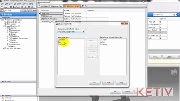 Editing Properties in Autodesk Vault