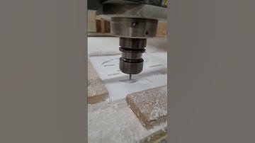 5 axis CNC machine routing soild surface material - CORIAN #shorts #woodwork #woodworking #shop