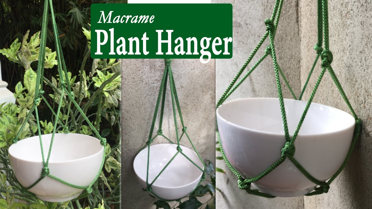 How To make Plant Hanger, Easy Rope Hanger