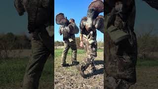 A father son duo taking a first bird together! #hunting #hunt #turkey #north #spring #2026 #slayer