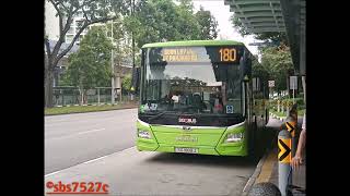 [Audio] SMRT MAN A22 Euro 6 - SG1889J on 180 (Voith DiWA 864.6)