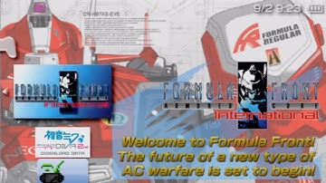 [0220][JAP][ULJS-19001]Armored Core - Formula Front International game startup intro HD HQ