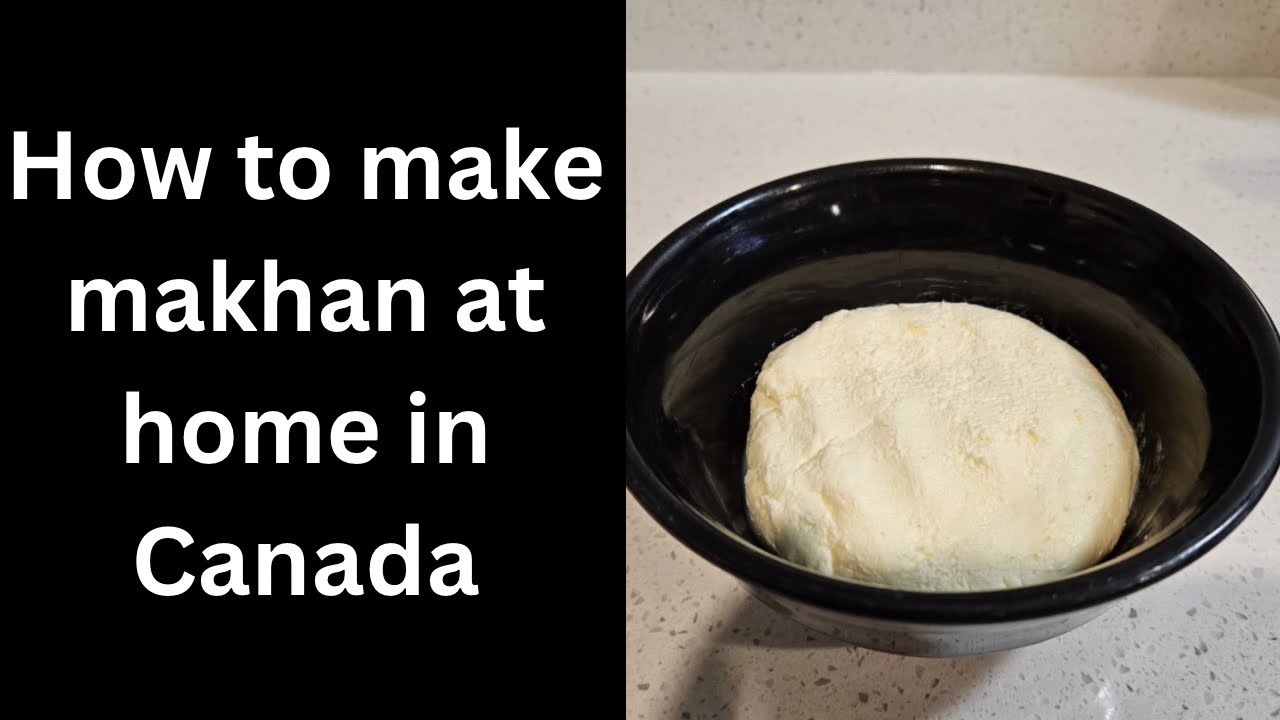 Makhan Recipe | How to make makhan at home with whipping cream