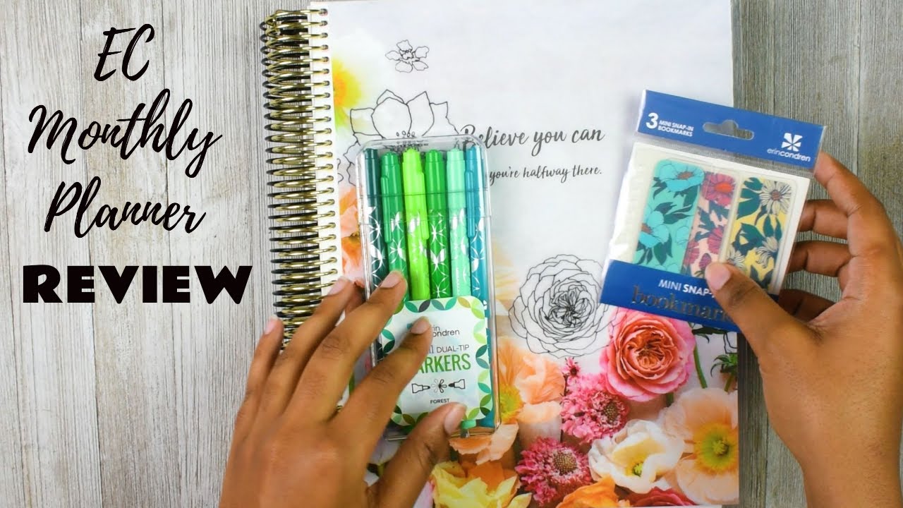 EC Monthly Planner Review YouTube