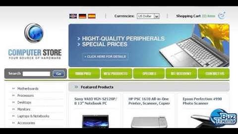 Download Computer Store OsCommerce Template by  Svelte TM