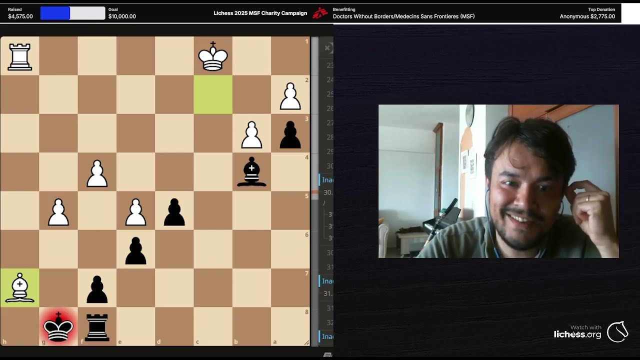 Lichess Sınır Tanımayan Doktorlar Yardım Yayını | Oyunlar Bölüm 2 (6 Mayıs 2025)