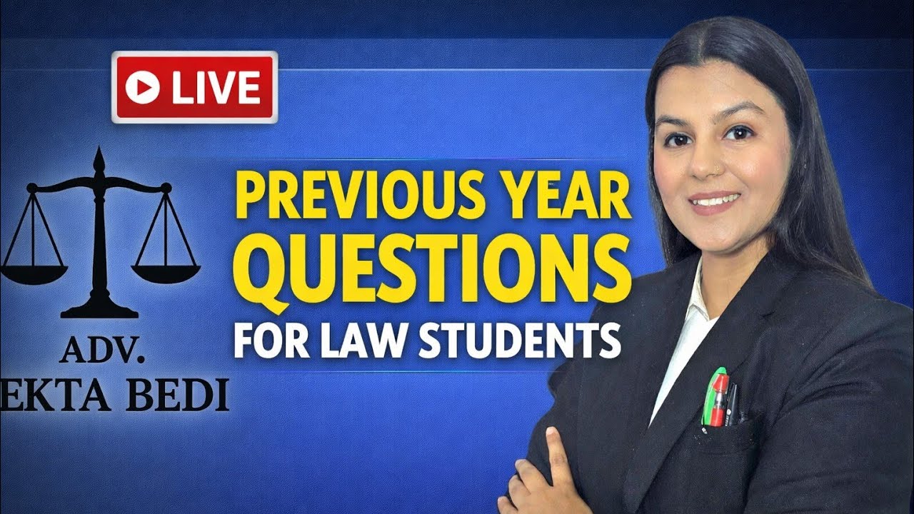 🎯 Previous Year Questions Discussion | Law Students Must Watch! #lawstudents #preparation #judiciary