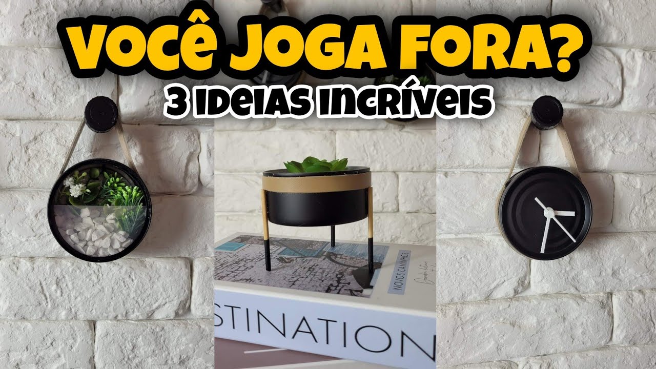 Como reutilizar latinhas de atum, 3 ideias incríveis!