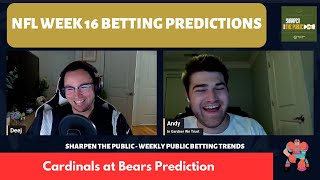 Arizona Cardinals at Chicago Bears Betting Prediction for Week 16