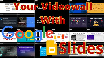 Google Slides with EasyMultiDisplay (video wall software solution)