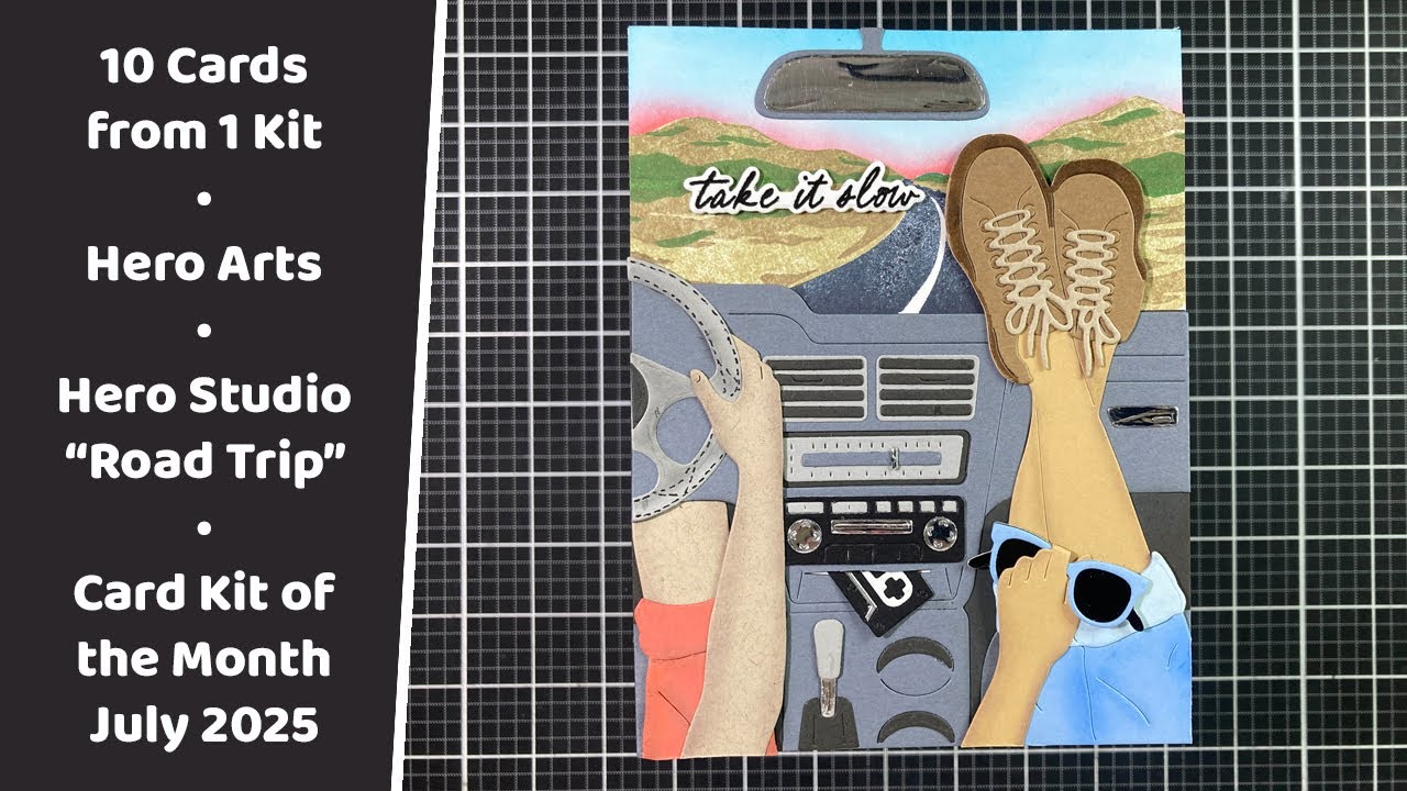 10 Cards from 1 Kit • Hero Studio Card Kit of the Month • July 2025