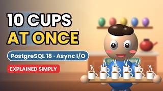 PostgreSQL 18 Async I/O Explained Simply (With a cup of Tea)