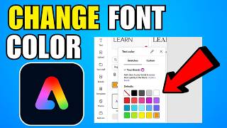 How To Change Font Color In Adobe Express (2026) (Complete Guide)
