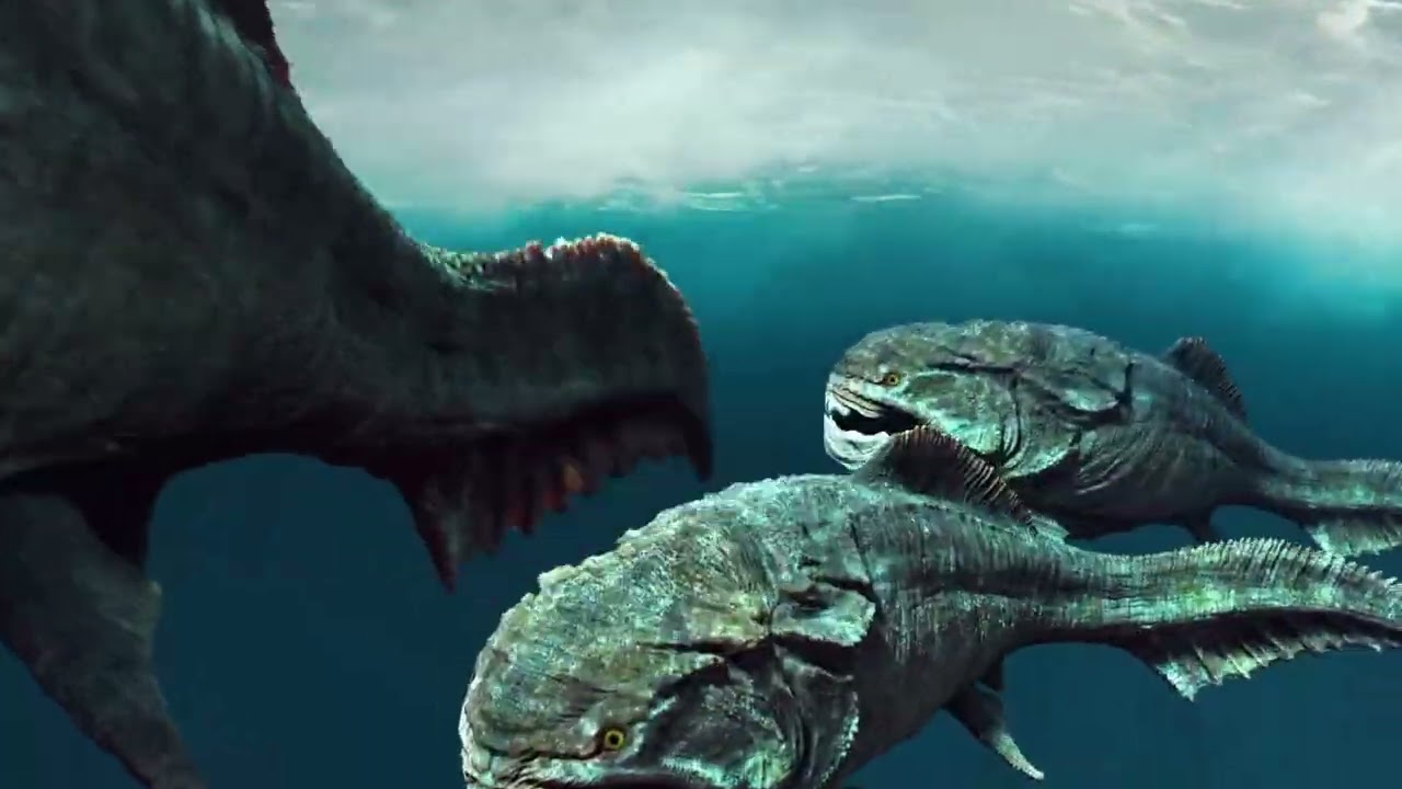 Dunkleosteus in Action | Prehistoric Predator Hunting Sharks 