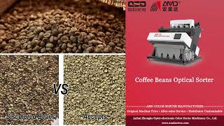 AMD Sortex(RC4) Pulses/Legumes Optical Color Sorter Machine Price for Green Raw Coffee Beans Sorting