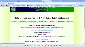 NEST 2022 | NISER Bhubaneswar | Integrated MSc program in Biology, Chemistry, Maths and Physics.