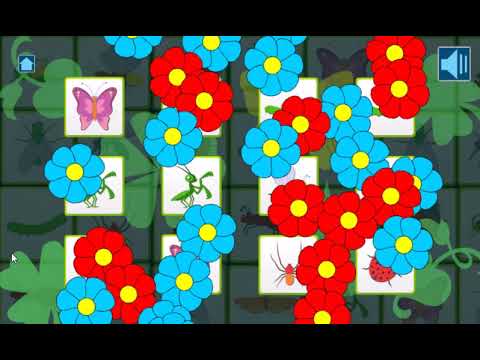 Kids Memory Game Insects – Construct 2 Game