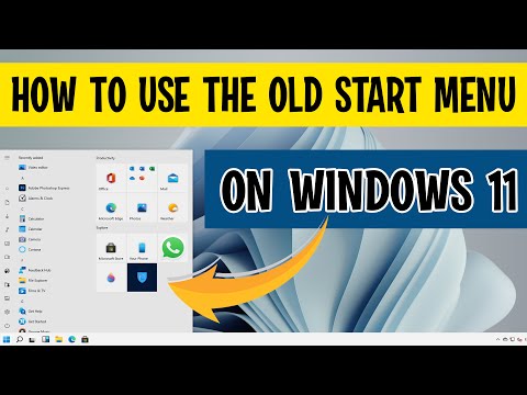 How to use the Old Windows 10 Start Menu on Windows 11 - YouTube