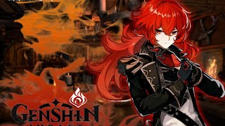 DILUC Pyro Claymore DPS Showcase | Genshin Impact