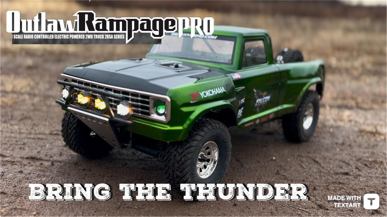 Kyosho Outlaw Rampage Pro - Модернизация бесщеточного питания - Реалистичный звуковой модуль Trop...