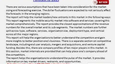 Worldwide Mobile Security Market Trends 2019 by Solution and Service