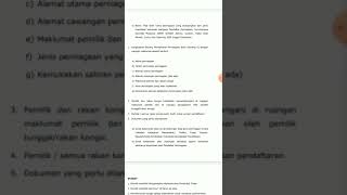 Panduan Perdaftaran perniagaan SSM Panduan Perdaftaran perniagaan SSM