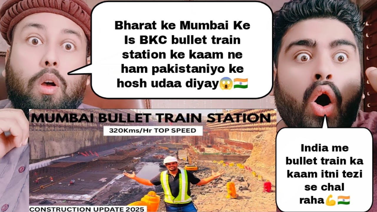 MUMBAI BKC BULLET TRAIN STATION CONSTRUCTION UPDATE 2025 | India’s FIRST 320km/Hr Speed BULLET TRAIN