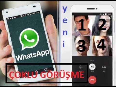 whatsapp çoklu video görüşmesi (multiple video interview) YENİ-2019