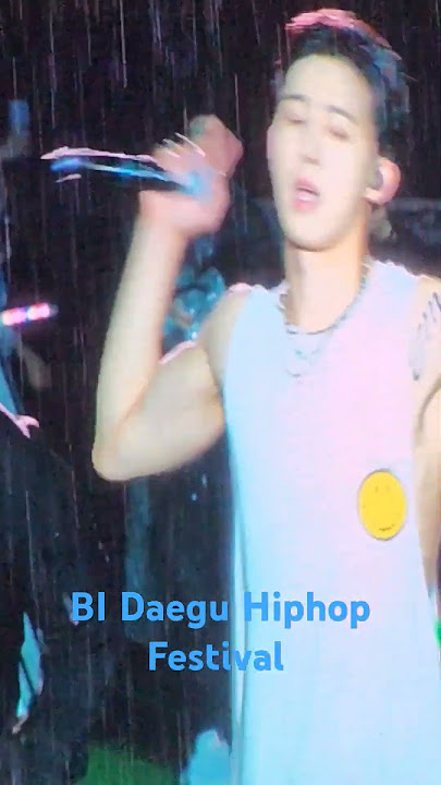 South Korea artist B I Daegu  Hiphop Festival 2024 #Shorts