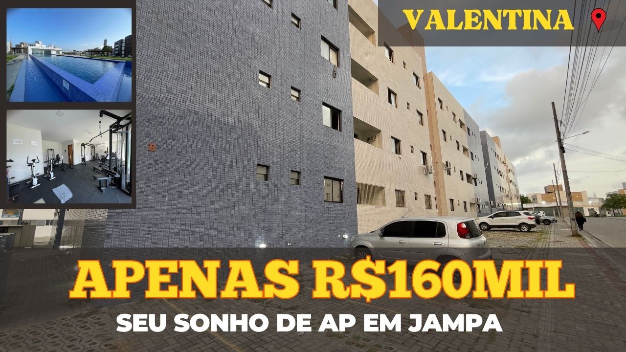 SUPER OPORTUNIDADE   R$160mil Apartamento em João Pessoa -  