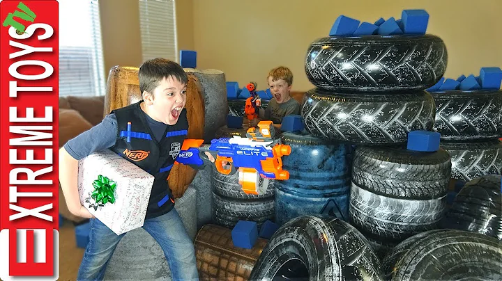 Battle Bunkerz Nerf Blaster Attack! The Missing Christmas Present.