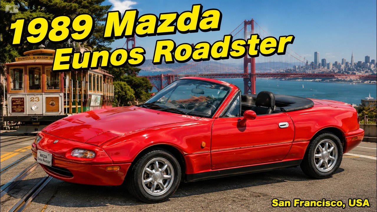 1989 Mazda Eunos (Miata) Roadster diecast by Hachette - YouTube