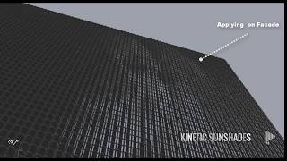 Rhino With Grasshopper Zaha Hadid - Sunshades Kinetic Facade