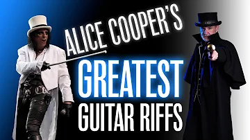 Alice Cooper's Greatest Guitar Riffs Pt. 1 [Guitar Lesson, Riffs, Classic Rock Songs]