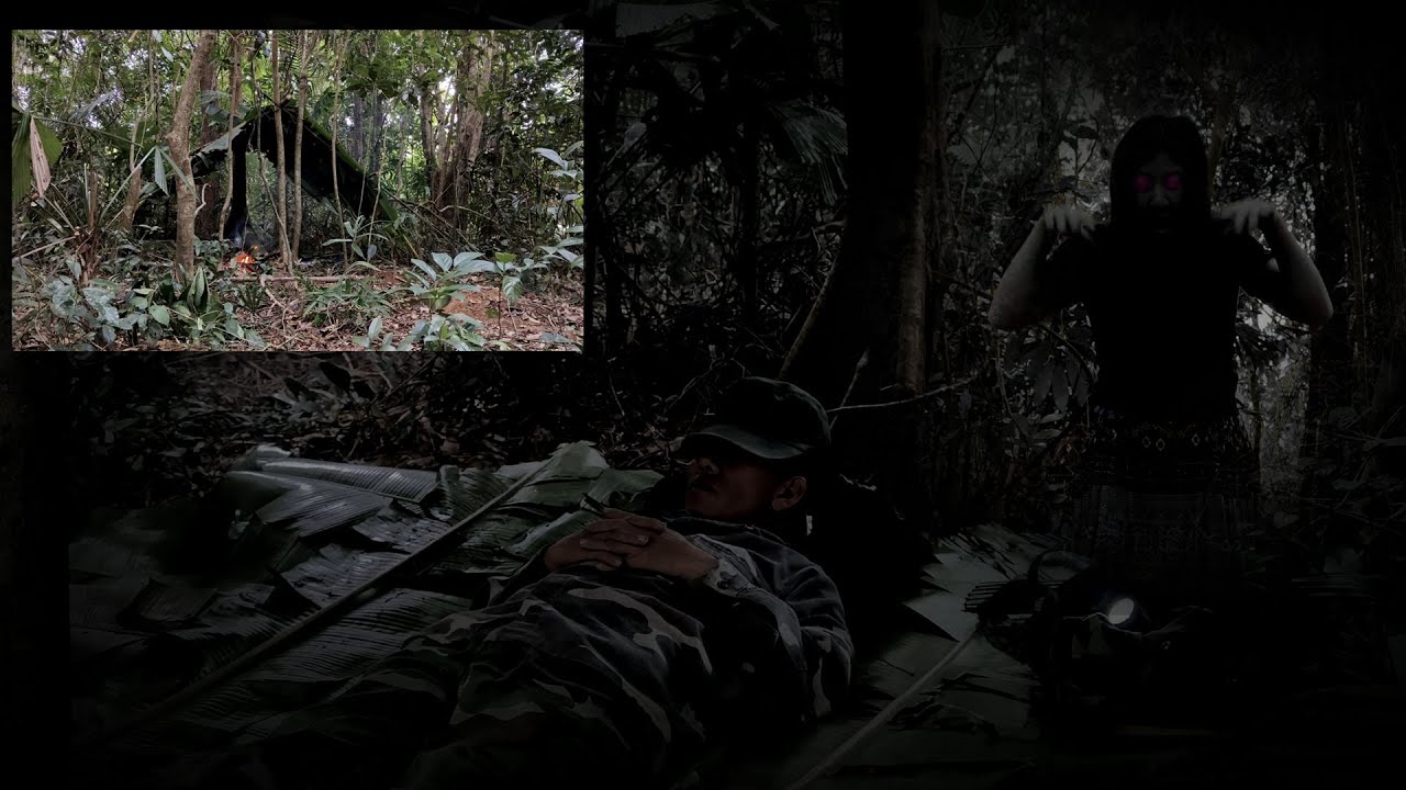 Extreme Survival: 24h in a Haunted Forest with NO Supplies.