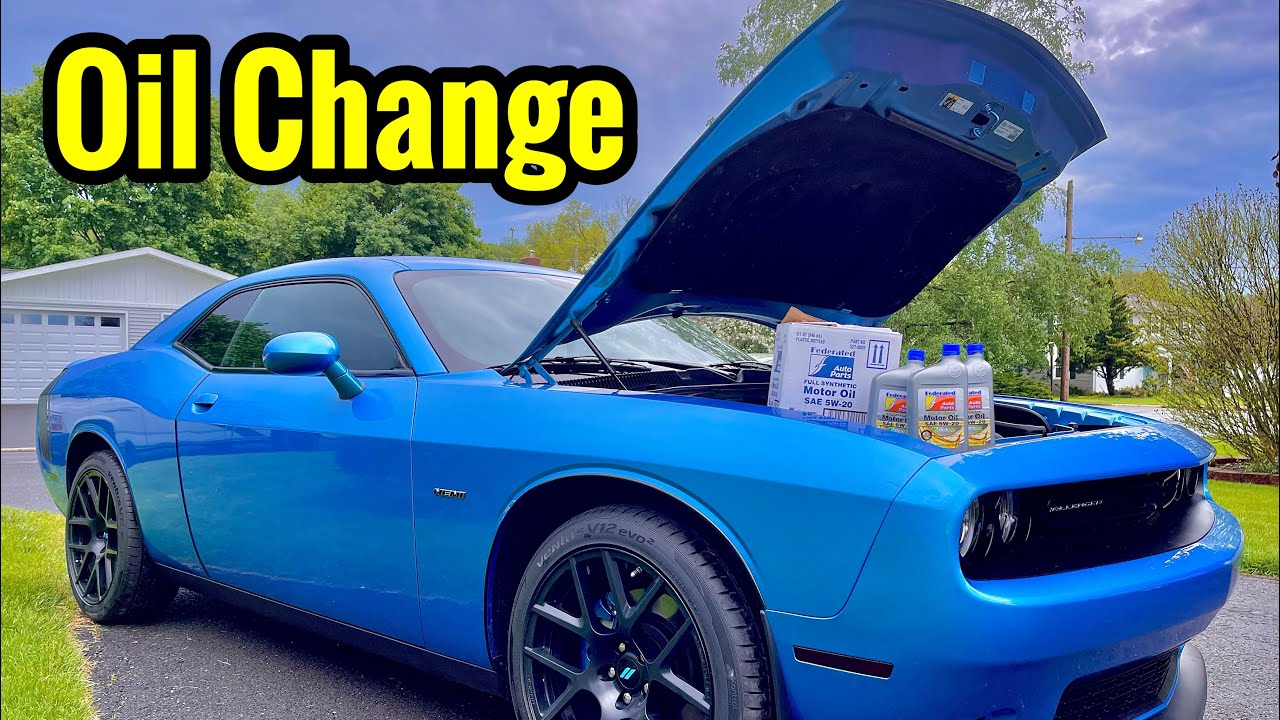 How To Do An Oil Change On Your Dodge Challenger! (RT, Scat Pack