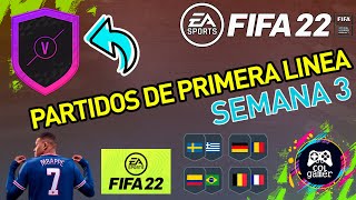 FIFA 22 - Semana 3 - Partidos de Primera Linea - Marquesinas  -  Colombia Vs Brasil  y demás
