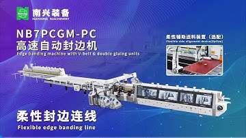 Nanxing NB7PCGM-PC intelligent left & right edge banding line