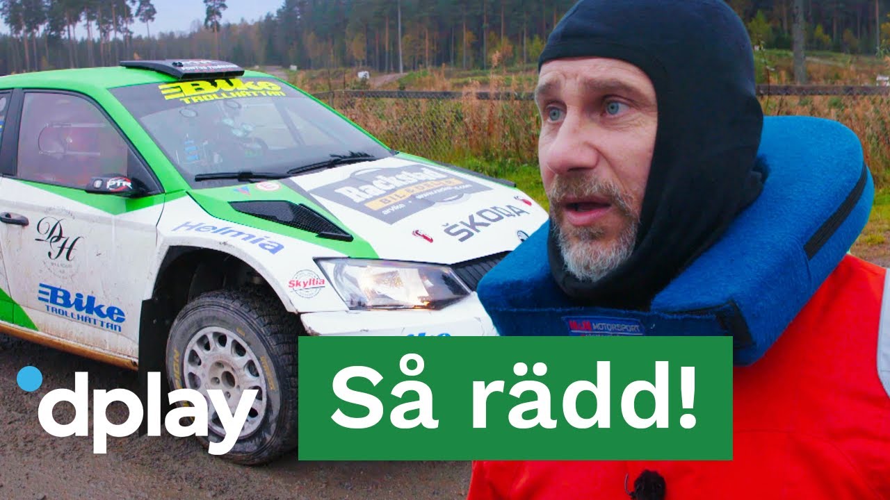 Top Gear Sverige | Nervös Marko när han åker rallybil med Pontus Tidemand | discovery+ Sverige