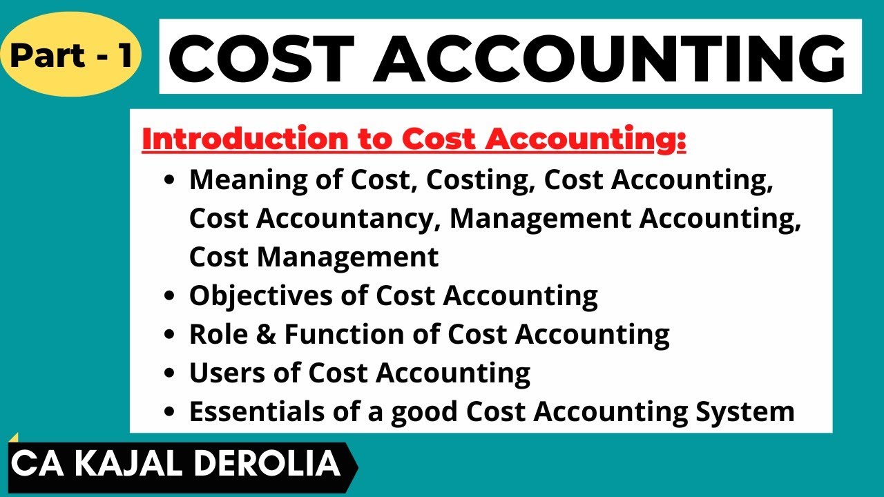 cost assignment in accounting meaning