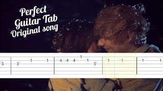 Ed Sheeran, Perfect Guitar Tab Original Song