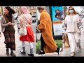 Как одеваются россиянки, модницы Петербурга в масках и без) Стрит стайл Fashion Walking Style Russia