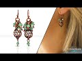 Wind Chime Cluster Earrings - DIY Jewelry Making Tutorial by PotomacBeads